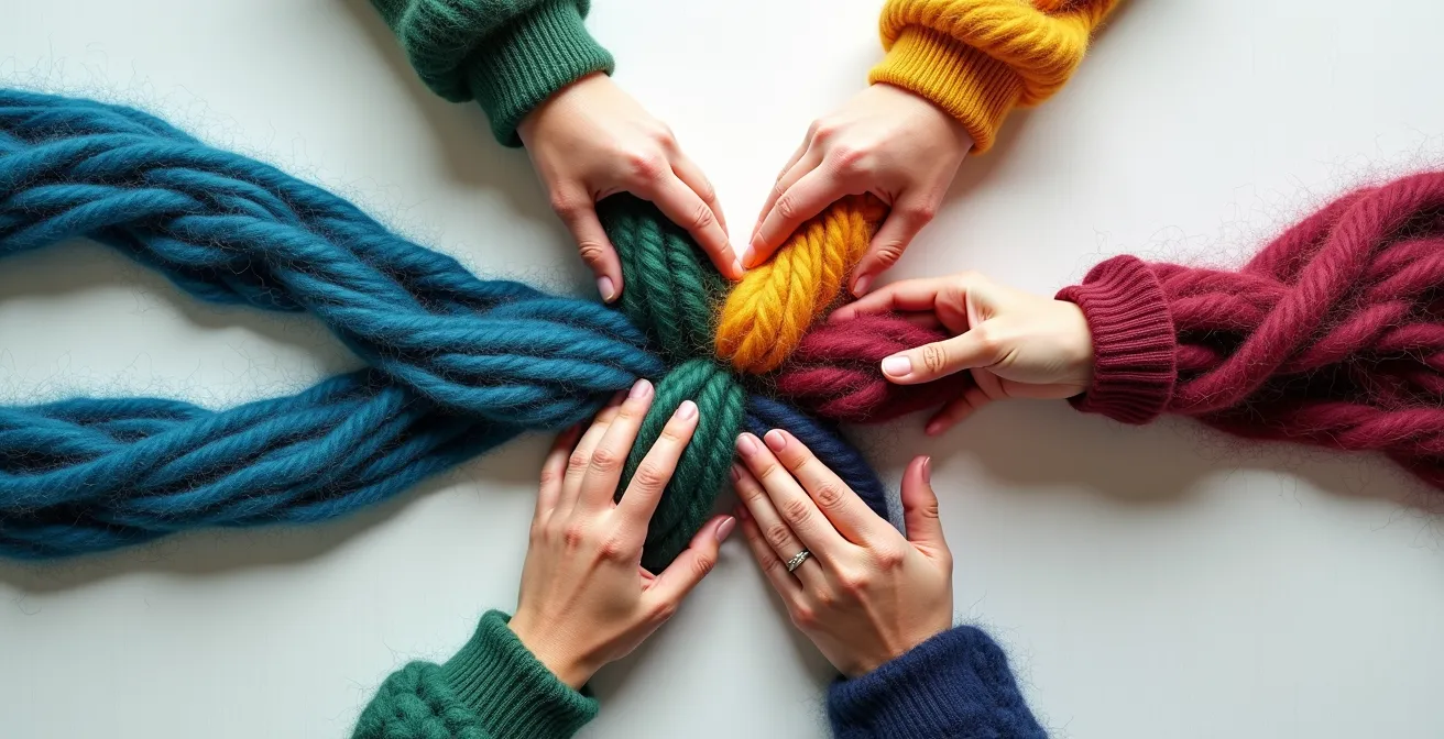 Représentation symbolique de la diversification de clientèle pour un indépendant en Suisse